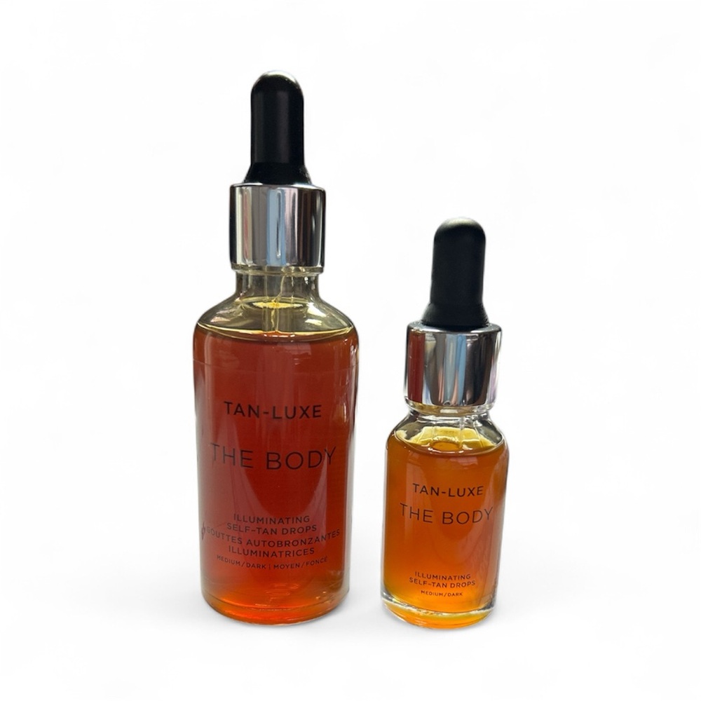 (2) TAN-LUXE Body Illuminating Self-Tan Drops - Medium/Dark - Picture 2 of 5